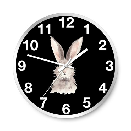 Rabbit Mom Logo Wall Clocks