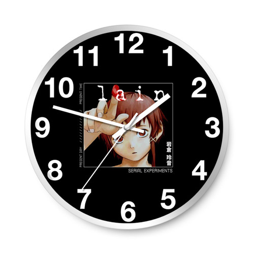 Serial Experiments Lain Anime Lain Iwakura Wall Clocks