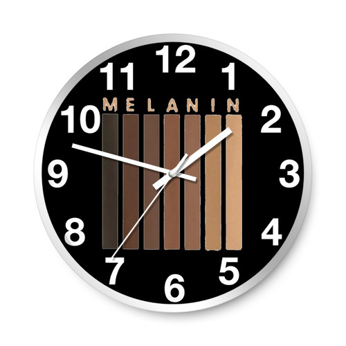 Shades Of Melanin Wall Clocks