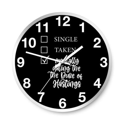 Spill The Tea Lady Whistledown Logo Art Wall Clocks