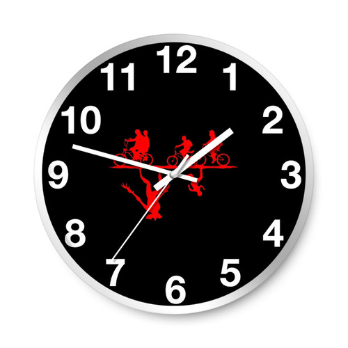 Stranger Things Inspired Logo Art Wall Clocks