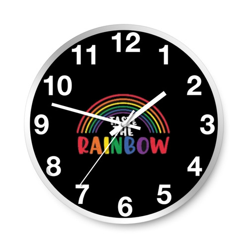 Taste The Rainbow Wall Clocks