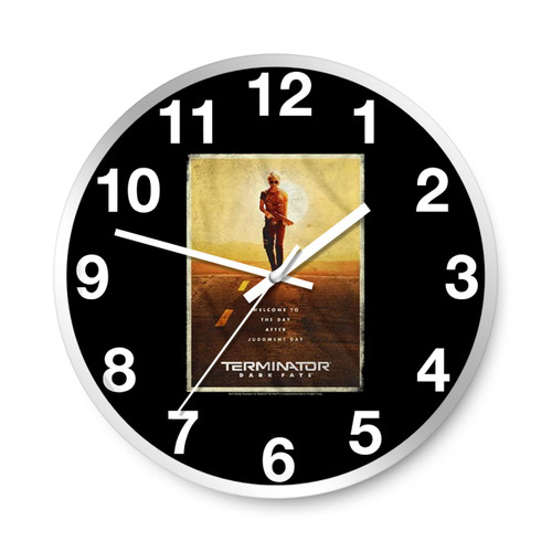 Terminator Dark Fate Day After Judgement Day Wall Clocks