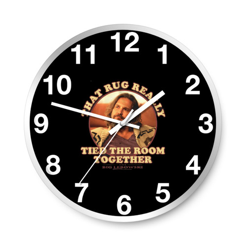 The Big Lebowski That Rug Really Tied The Room Together Wall Clocks