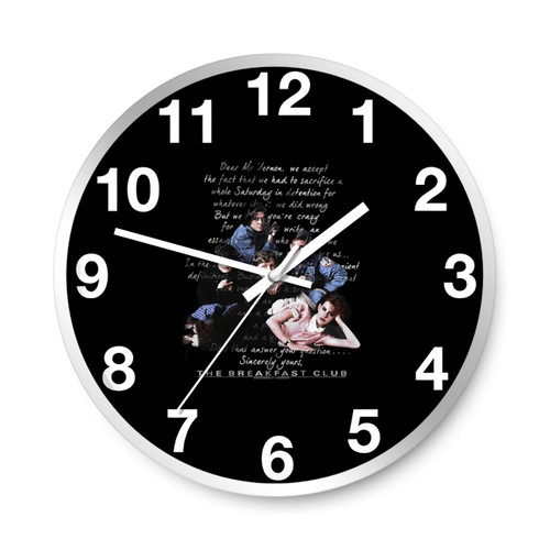 The Breakfast Club Letter Wall Clocks