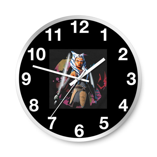 The Clone Wars Ahsoka Tano Fearless Wall Clocks