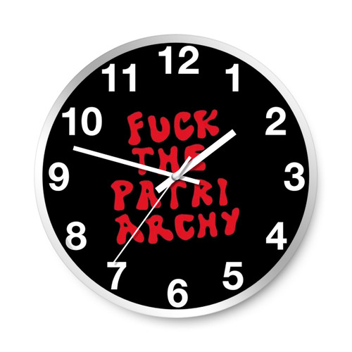 The Patriarchy Logo Art Wall Clocks The Patriarchy Logo Art Wall Clocks