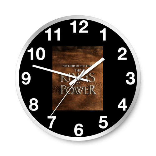 The Rings Of Power Lotr Lord Of The Rings Wall Clocks