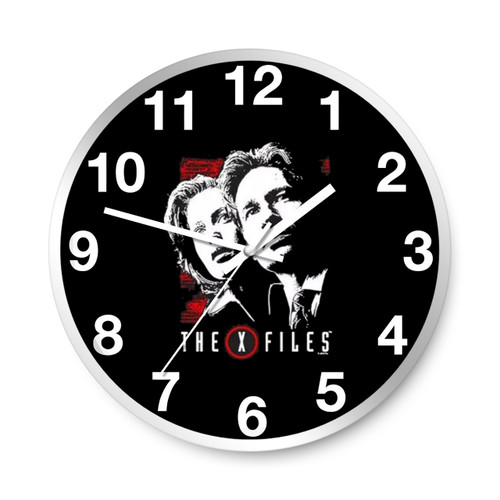 The X Files Movie Scully And Mulder Fox Mulder And Dana Scully Bootleg Wall Clocks