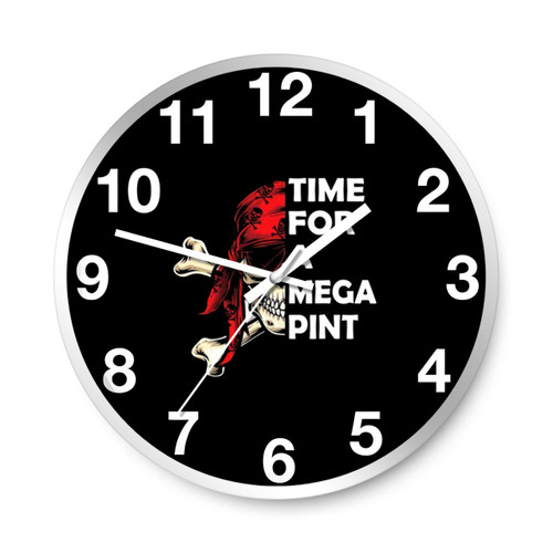 Time For A Mega Pint Wall Clocks
