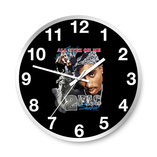 Tupac Shakur 2Pac All Eyez On Me Rap Death Row Vintage Wall Clocks