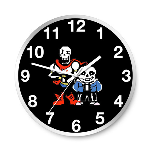 Undertale Sans Papyrus Wall Clocks