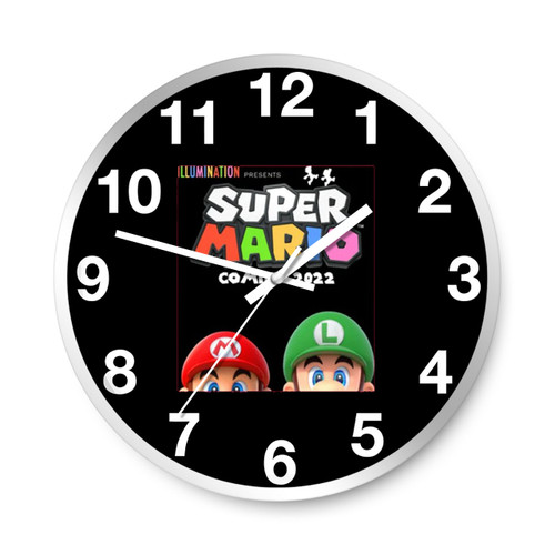 Untitled Super Mario And Luigi Bros Movie Wall Clocks