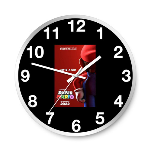 Untitled Super Mario And Luigi Bros Movie Game Let Is A Go Wall Clocks
