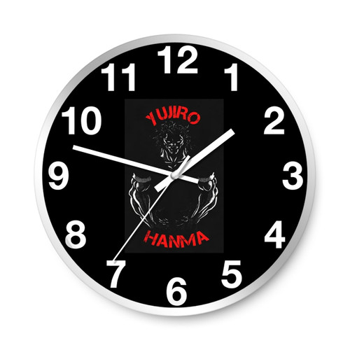 Vintage Yujiro Hanma Baki Hanma Wall Clocks