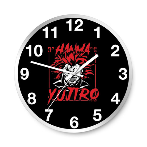 Vintage Yujiro Hanma Baki Hanma Bakii The Grrappler Wall Clocks