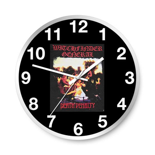 Witchfinder General Death Penalty Wall Clocks