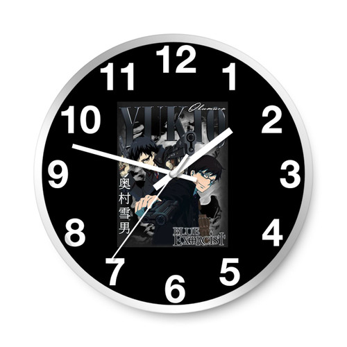 Yukio Okumura Blue Exorcist Wall Clocks