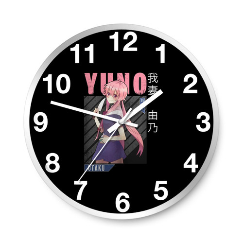 Yuno Gasai Mirai Nikki Wall Clocks