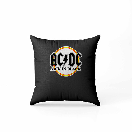 Acdc Back In Black Pillow Case Cover