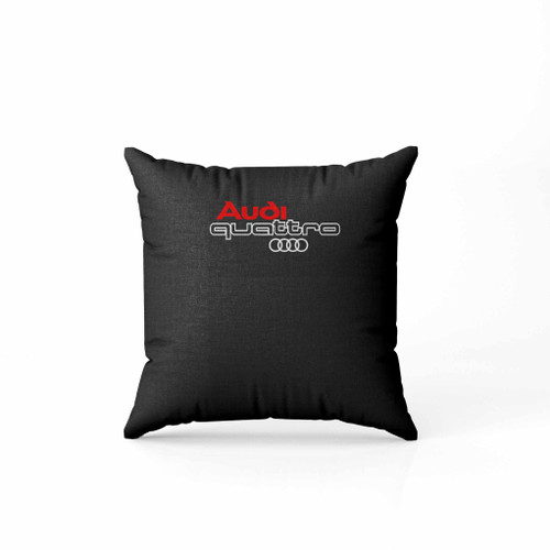 Audi Quattro Logo Sports Car Racing R8 Tt Pillow Case Cover