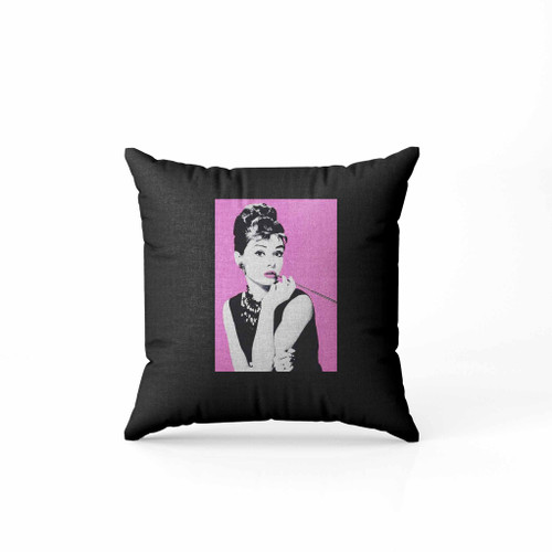 Audrey Hepburn Actress Breakfast At Tiffanys Actor Pillow Case Cover