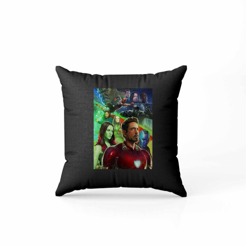 Avengers Infinity War Iron Man Team Pillow Case Cover