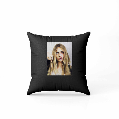 Cara Delevingne Funny Face Pillow Case Cover