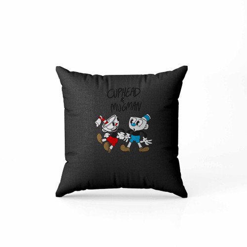 Cuphead Best Friend Mugman Pillow Case Cover