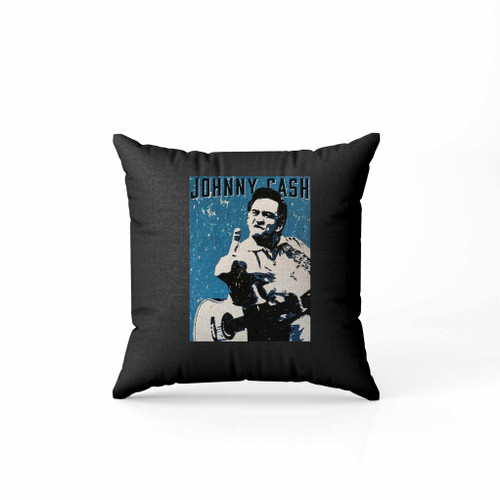 Johnny Cash Middle Finger Pillow Case Cover