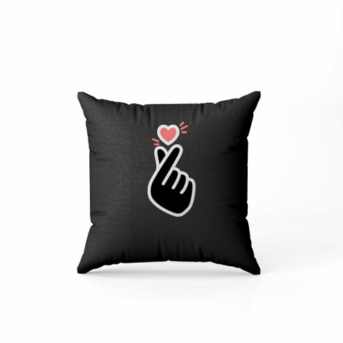 Kpop Finger Heart Logo Pillow Case Cover