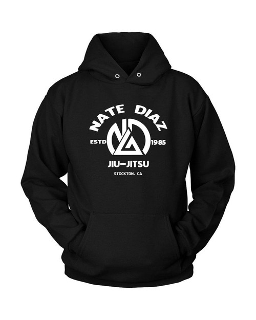 Nate Diaz Jiu Jitsu Stockton Asphalt Unisex Hoodie