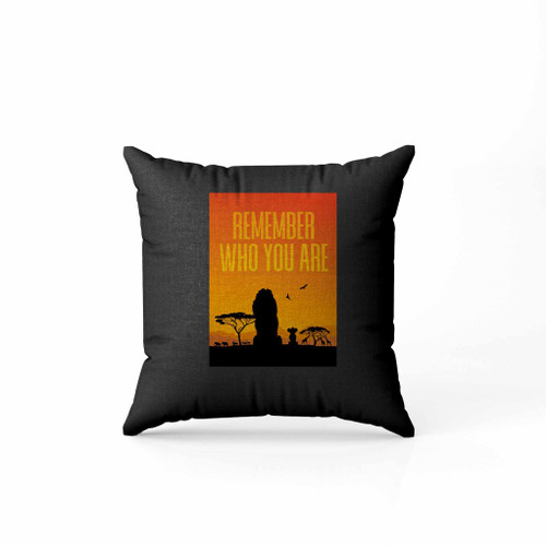 Lion King Remember Who You Are African Sunset Pillow Case Cover