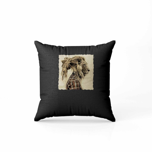 Lion Zion Bob Marley Ganja Marijuana Weed Pillow Case Cover