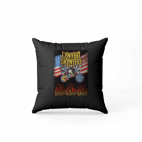 Lynyrd Skynyrd 2018 Last Of The Survivors Farewell Tour Pillow Case Cover Lynyrd Skynyrd 2018 Last Of The Survivors Farewell Tour Pillow Case Cover
