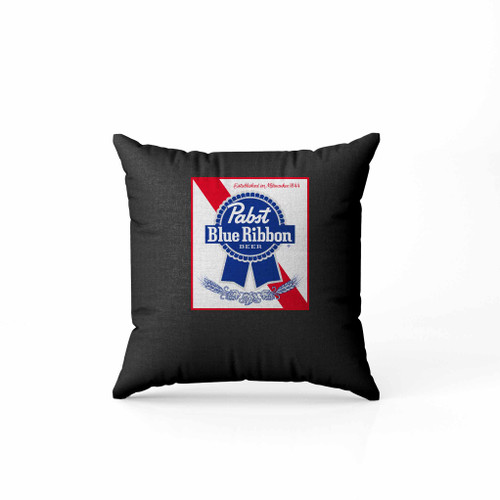Pabst Blue Ribbon Beer Milwaukee Draft Cool Pillow Case Cover