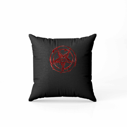 Pentagram Blood Baphomet Horror Goth Gothic Pillow Case Cover