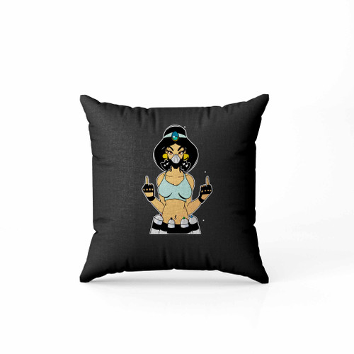 Princess Jasmine Swear Middle Finger Pillow Case Cover