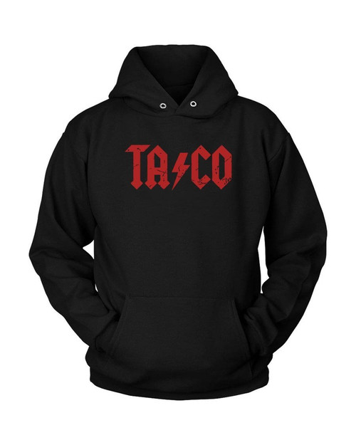 Taco Acdc Style Unisex Hoodie
