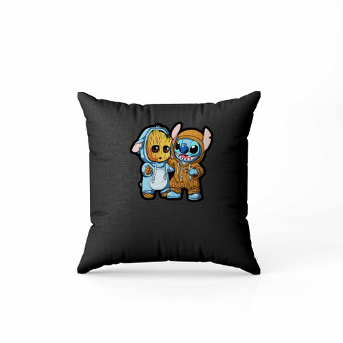 Stitch And Groot Pillow Case Cover