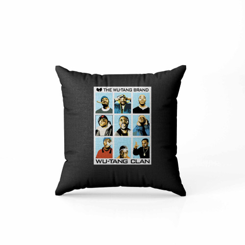 The Wu Tang Wu-Tang-Clan East Coast Rappers Hip Hop Pillow Case Cover