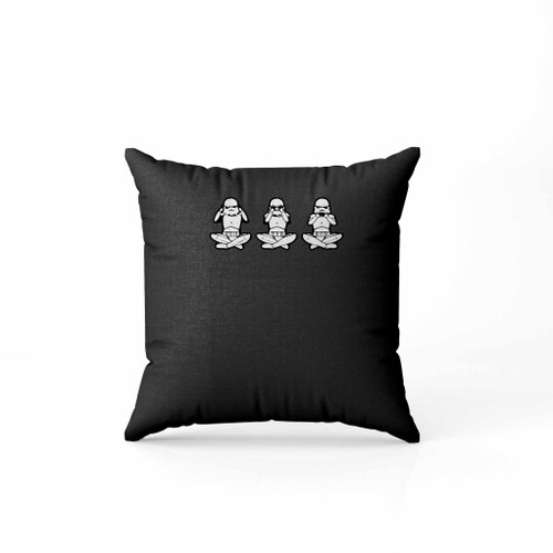 Three Wise Stormtroopers Pillow Case Cover Three Wise Stormtroopers Pillow Case Cover