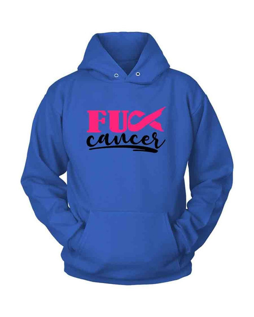 Fuck Cancer Logo Unisex Hoodie