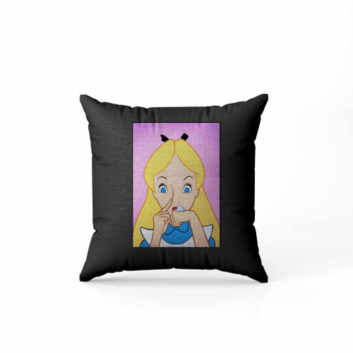 Alice Wonderland Cocain Funny Drug Disney Pillow Case Cover