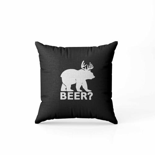 Beer Deer Bear Pillow Case Cover