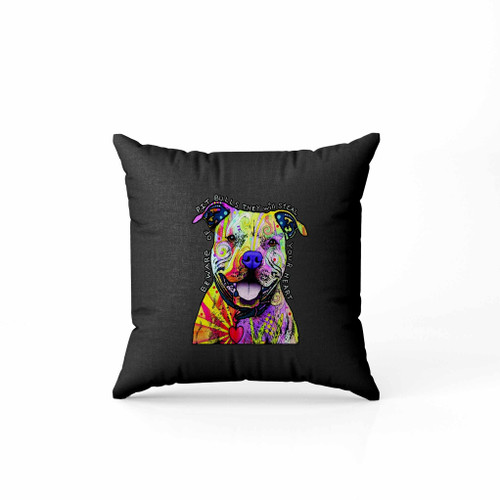 Beware Of Pitbulls They Will Steal Your Heart Pillow Case Cover