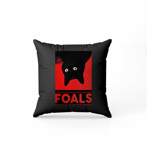 Black Cat Foals Rock Band Tour 2019 Pillow Case Cover