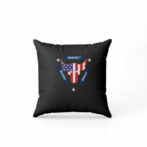Blood Sweat Respect Usa Flag The Rock Under Armour Project Pillow Case Cover