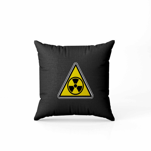 Chernobyl Radioactive Warning Triangle Pillow Case Cover