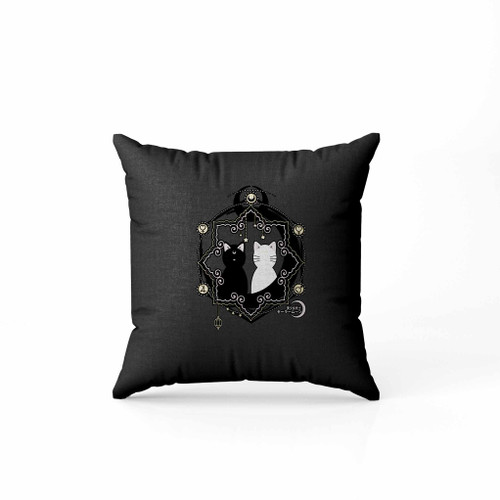 Crescent Moon Cat Pillow Case Cover